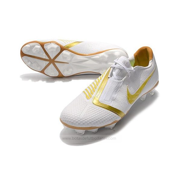 Nike Phantom Venom Elite FG Blanco Guld